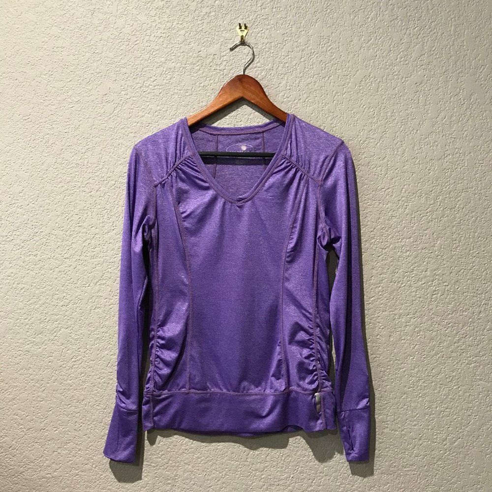 Tangerine Long Sleeve Athletic Top